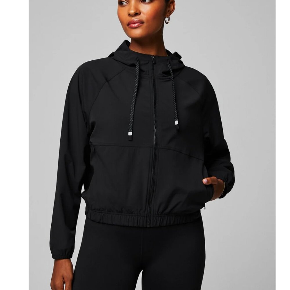 Fabletics Women's One Jacket in Black Size XL - NWT $95